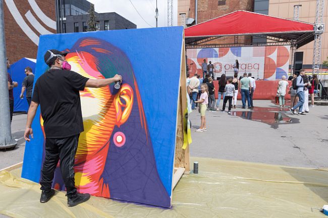 В Туле проходит Международный фестиваль уличного искусства