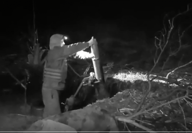 Минометные расчеты Тульских десантников подавили огневые позиции ВСУ