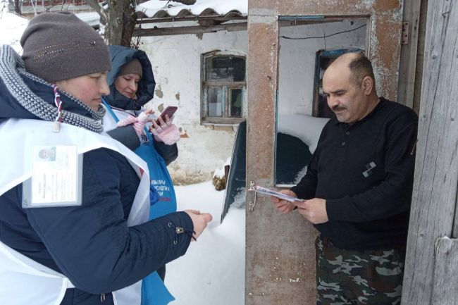 Куркинских избирателей посещают обходчики