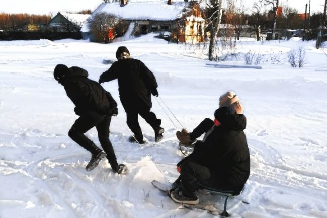 Зимние игры и развлечения