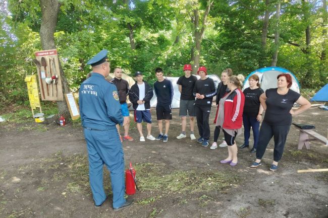 Детский палаточный лагерь в селе Орловка прошел проверку