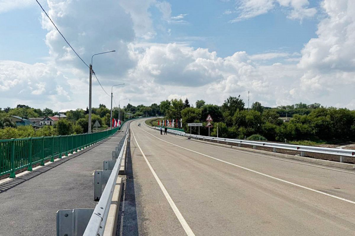 Мост через реку Красивая открыт после масштабной реконструкции