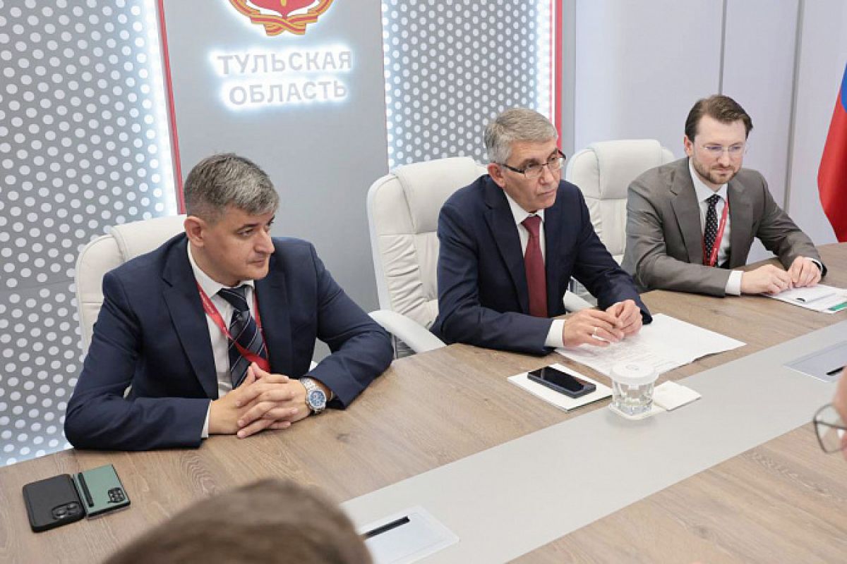 ПМЭФ-2025: Тульская область и Газпромбанк продолжат сотрудничество ПМЭФ-2025: Тульская область и Газпромбанк продолжат сотрудничество