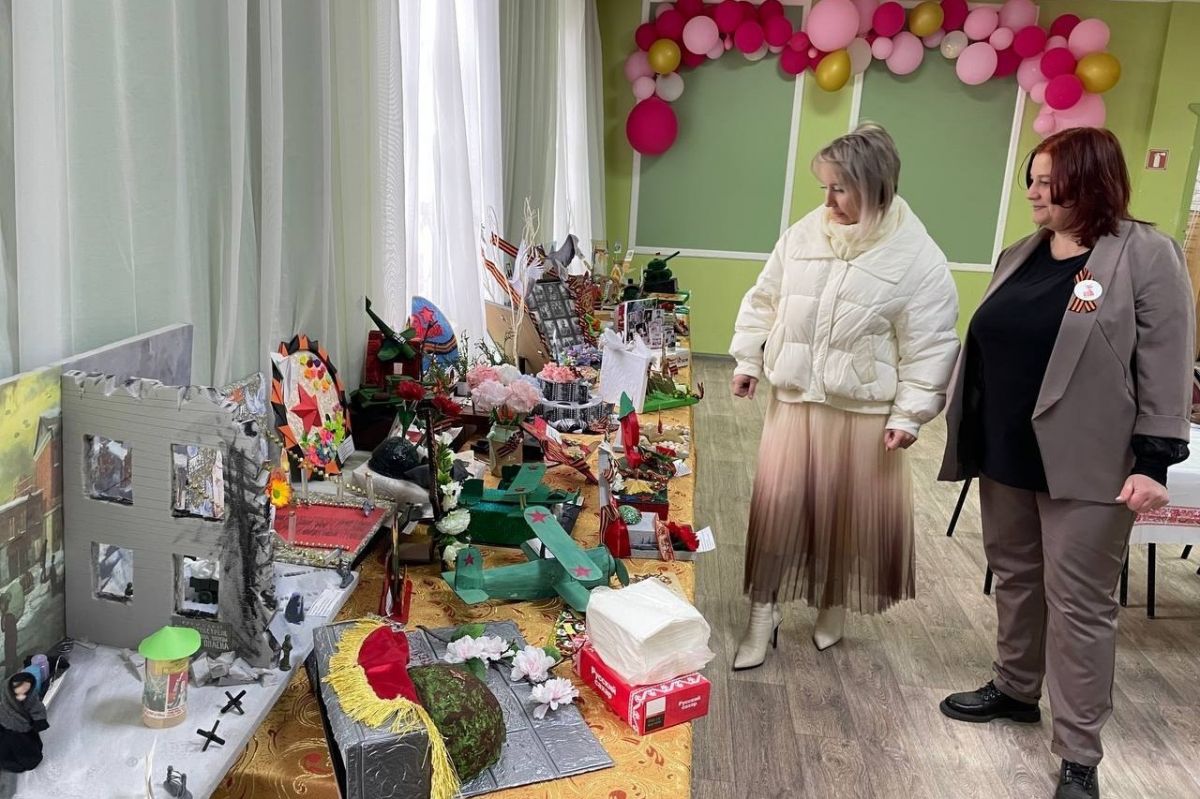 Память в каждом экспонате: школьники представили творческие работы ко Дню Победы