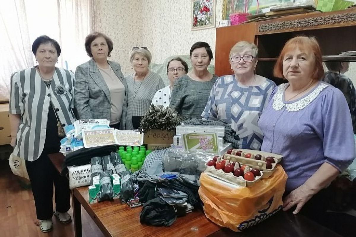 Активистки кимовского женсовета отправили угощения бойцам СВО Активистки кимовского женсовета отправили угощения бойцам СВО