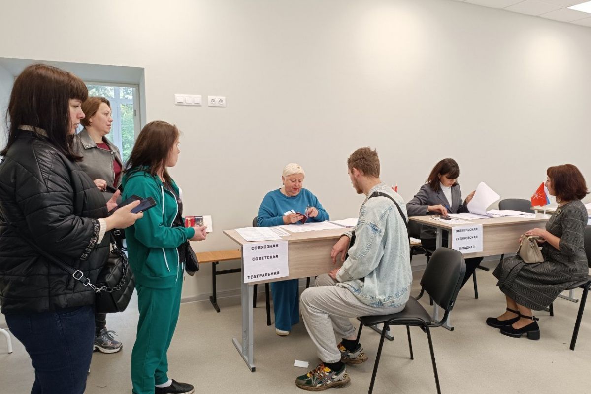 В Тульской области явка избирателей   на 15.00 14 сентября составила 29,62%