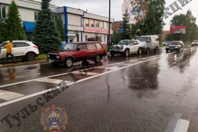 В Новомосковске в аварии пострадал ребенок