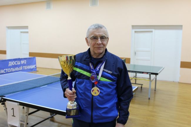 Новомосковец Вячеслав Золотов стал победителем чемпионата России по настольному теннису