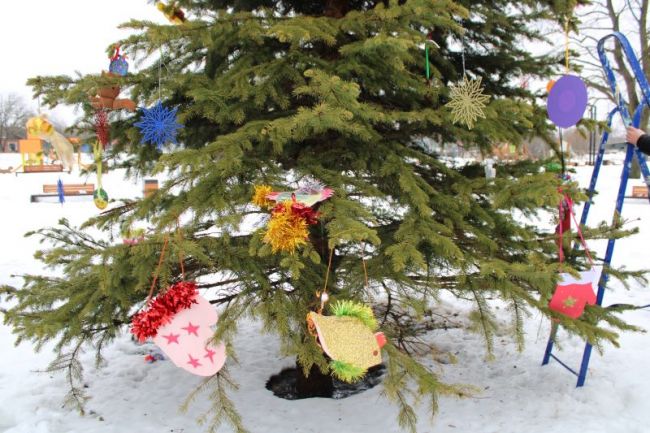 В Новомосковске проходит акция «Подари подарок ёлке»