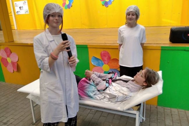 Сотрудники новомосковского отдела Роспотребнадзора в лагере обучали детей санитарной гигиене