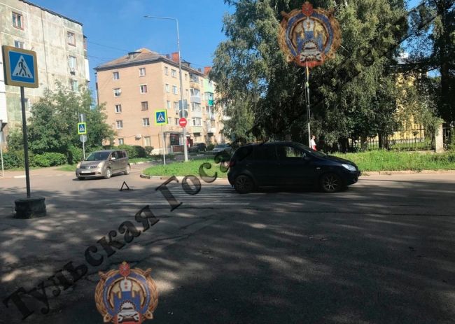 В Новомосковске парня сбил автомобиль на пешеходном переходе