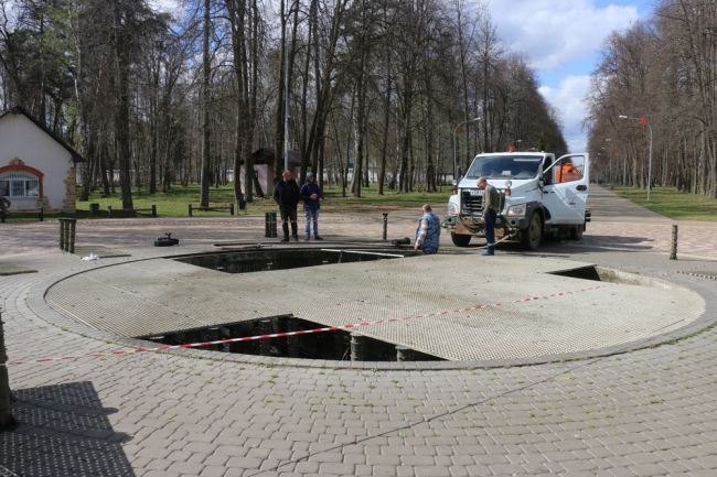 Новомосковские фонтаны заработают к 1 мая