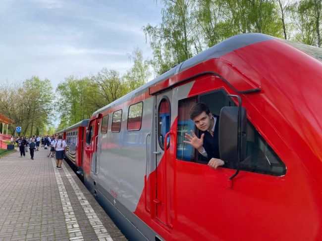 В Новомосковске открыли сезон движения поездов на Тульской детской железной дороге