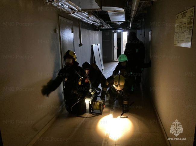 Новомосковские пожарные провели учения в одном из детских садов