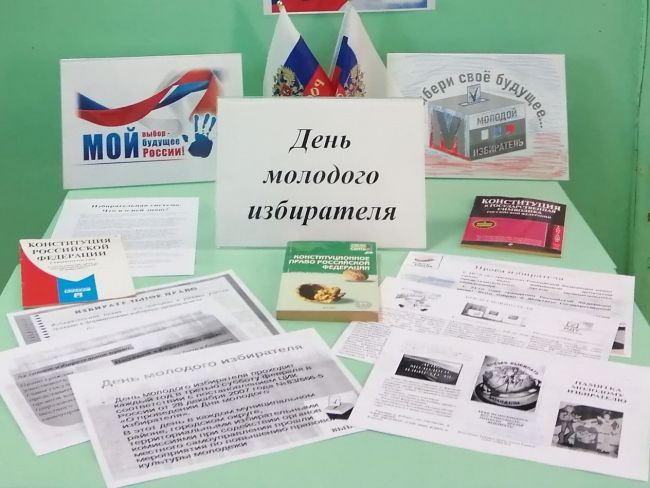 Книжная выставка «День молодого избирателя» развернута в городской библиотеке  № 7