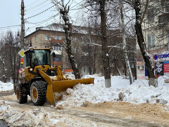 График уборки снега на автодорогах Новомосковска
