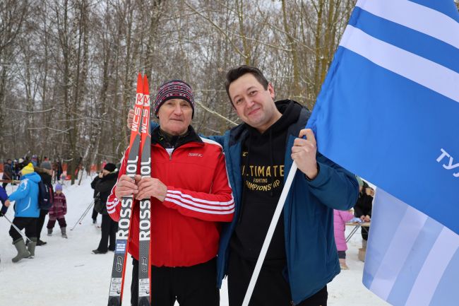 В Новомосковске прошел праздник лыжного спорта в честь Евгения Печёнкина