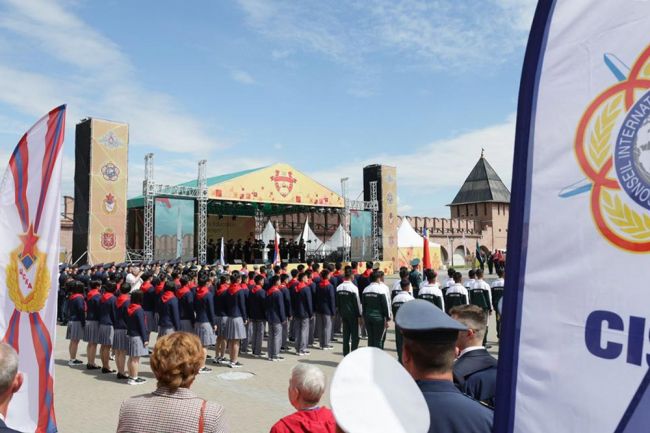 В Туле проходят первые международные соревнования среди воспитанников военных училищ
