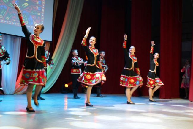 Перед началом зарубежного тура ансамбль «Юность» дал отчётный концерт в Новомосковске