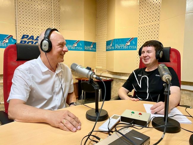 Вадим Баранов стал гостем прямого эфира на «Радио России – Тула»