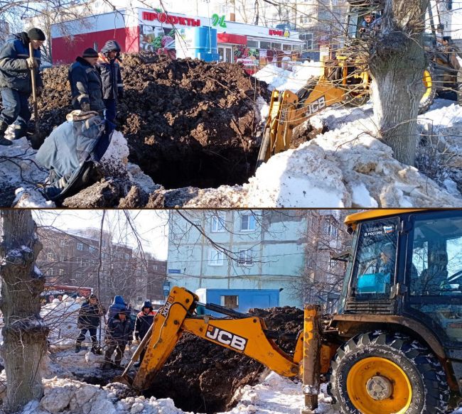 В Новомосковске устранили аварию на сетях водоснабжения