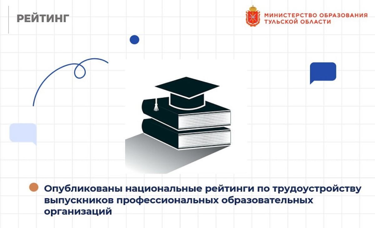 Новомосковские колледжи вошли в десятку эффективных в рейтингах трудоустройства выпускников на портале «Работа России»