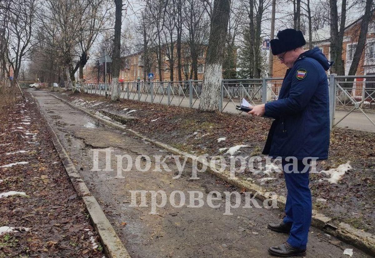 Прокуратура города Донского организовала проверку состояния тротуаров Прокуратура города Донского организовала проверку состояния тротуаров