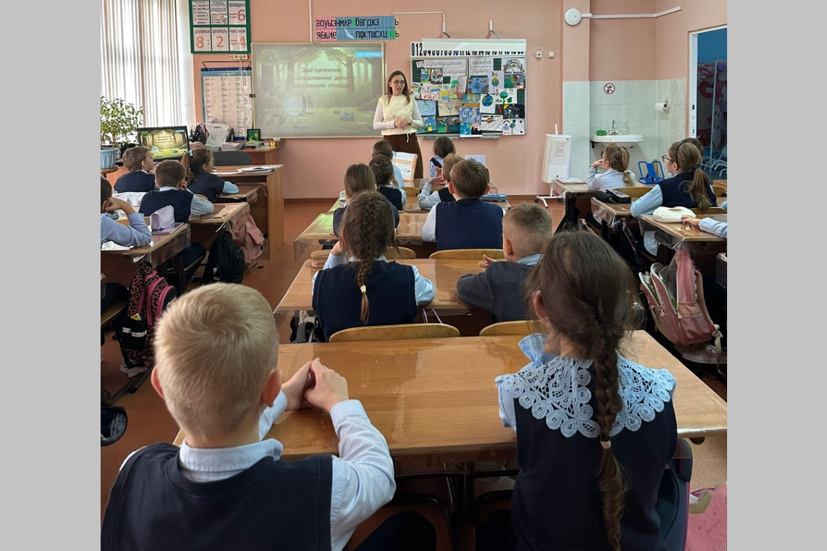 Юным новомосковцам объяснили, что такое раздельный сбор бытовых отходов  и зачем он нужен