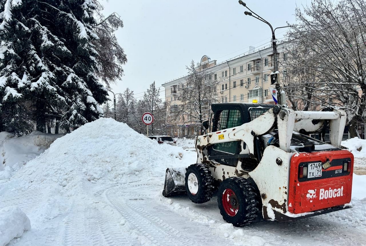 График уборки снега на улицах Новомосковска на ближайшие дни
