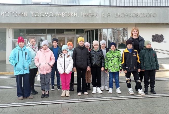 Одоевские школьники ездили в музей космонавтики