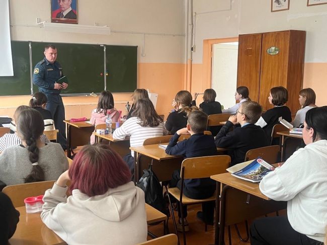 Одоевским школьникам рассказали о пожарной безопасности