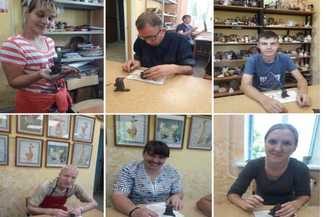 Воспитанники Головеньковского ДДИ ОМИ учились работать с глиной и быть добрыми
