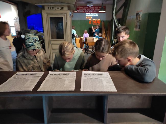 Юные одоевцы прошли квест в Музее обороны