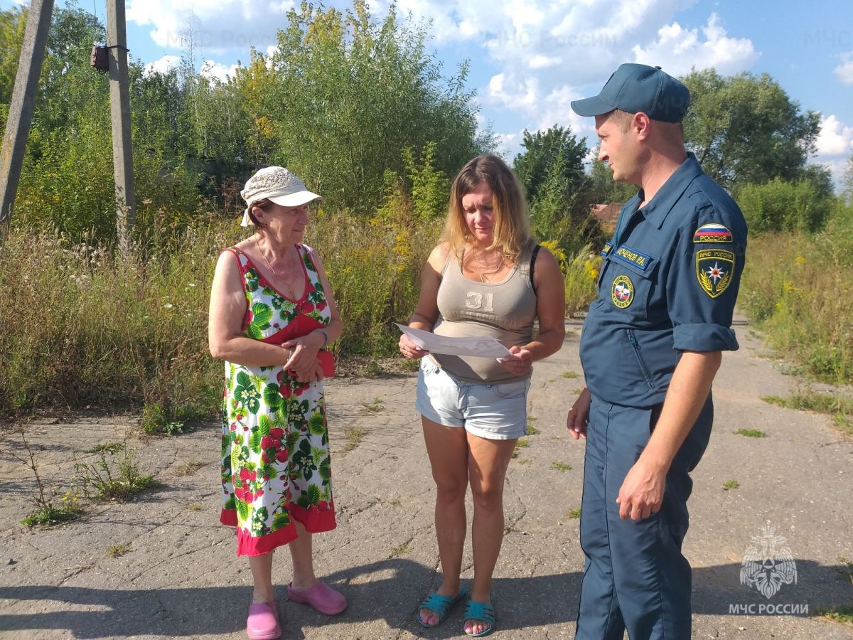 Одоевцам рассказали об основных требованиях пожарной безопасности