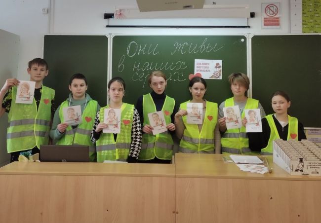 Одоевские школьники приняли участие во Всероссийской акции Отважное сердце