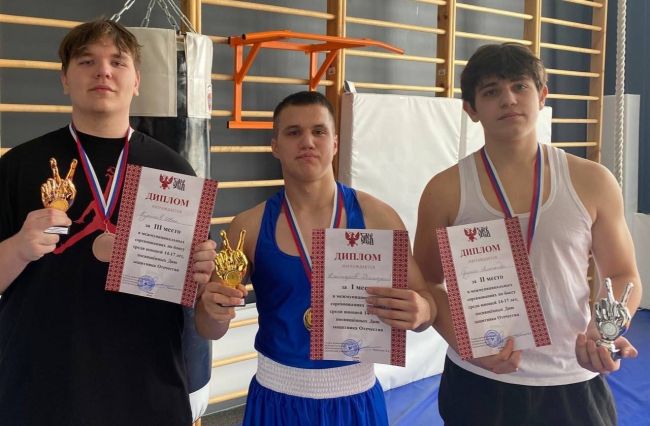 Одоевские школьники взяли призовые места в соревнованиях по боксу