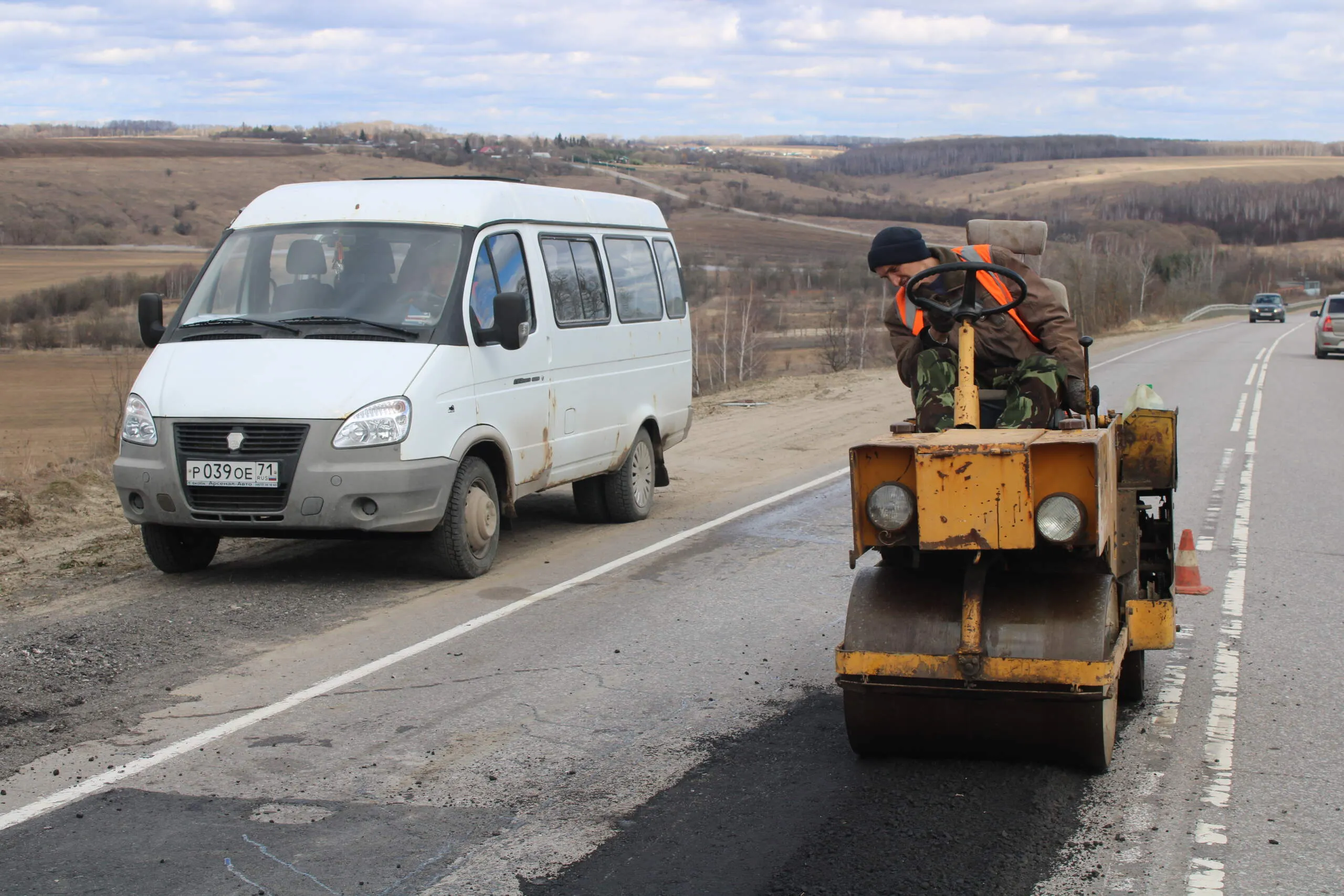 В Одоевском районе стартовал дорожно-строительный сезон