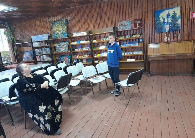 В одоевской библиотеке состоялось занятие кукольного театра