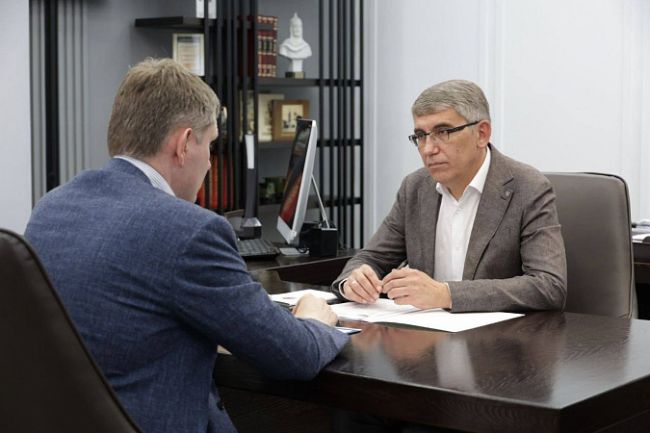 Дмитрий Миляев провёл рабочую встречу с Министром экономического развития РФ Максимом Решетниковым