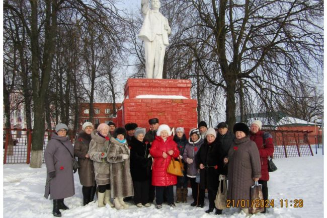 Одоевцы почтили память Ленина