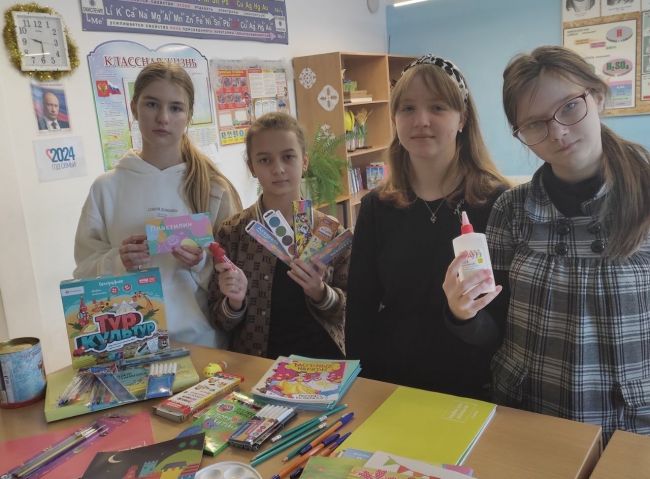 Одоевская школа стала участником акции «Краски детства»