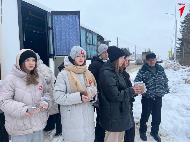 Активисты одоевского отделения «Движение Первых»  приняли участие в акции «Блокадный хлеб»