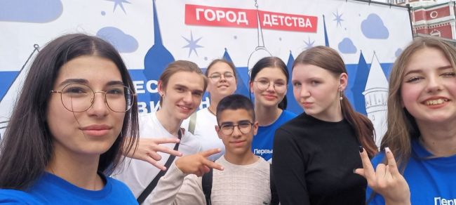 Активисты Движения Первых Одоевского района посетили фестиваль «Город детства» в Тульском Кремле