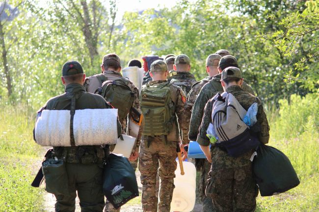 В Туле пошли  учебно-тренировочные сборы казачьей молодёжи