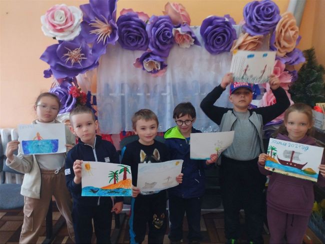 Одоевские первоклассники нарисовали лето