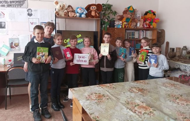 О культуре речи говорили с детьми в Рылёвской библиотеке