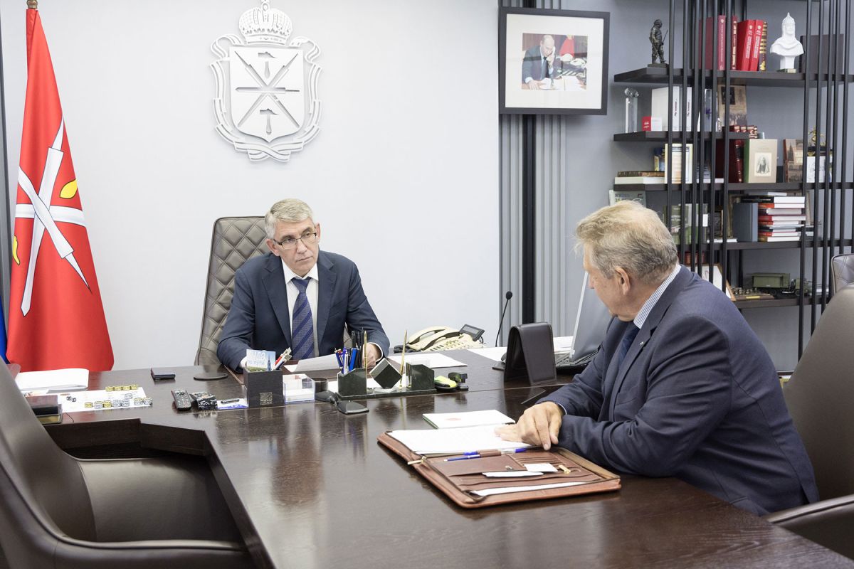 Дмитрий Миляев провел рабочую встречу с руководителем Приокского управления Ростехнадзора