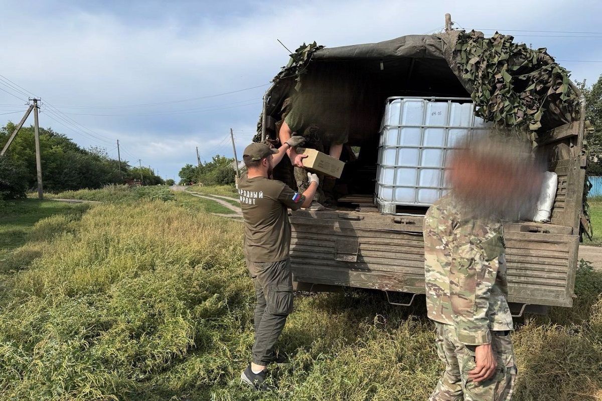 Тульские волонтеры доставили гуманитарный груз участникам СВО на Купянское направление
