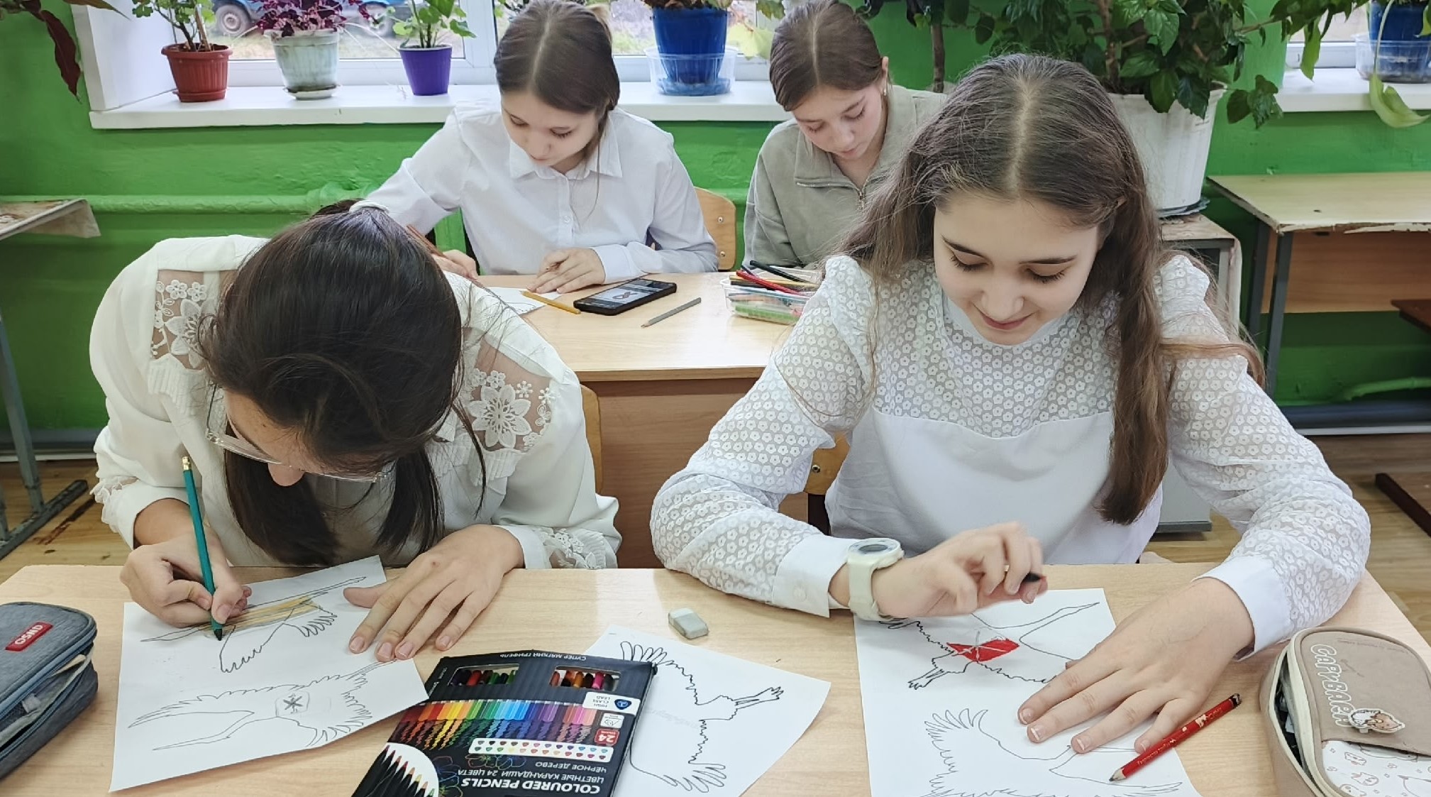 Урок памяти «Журавлиный клин над Тулой»  провели в Стрелецкой школе