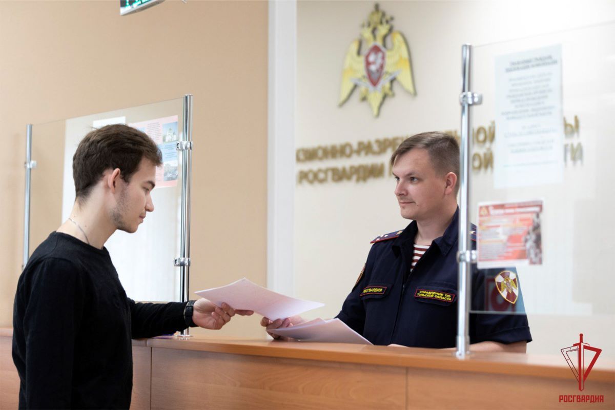 Тульские росгвардейцы осуществили почти 150 проверок условий хранения оружия